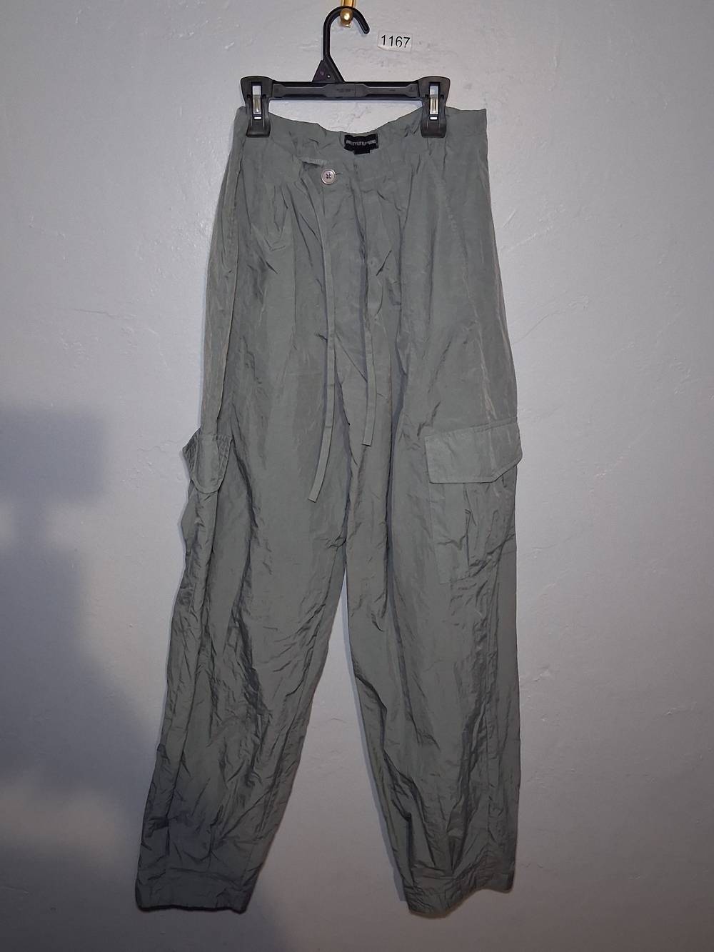 PrettyLittleThing Cargo Pants in Sage Green